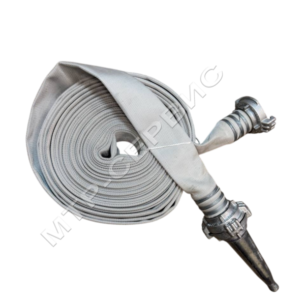 Рукав пожарный для кранов морозостойкий РПК-(В)-50-1,0-УХЛ1 с головкой ГР-50П и стволом ручным РС-50.01П (скатка 15,5м)